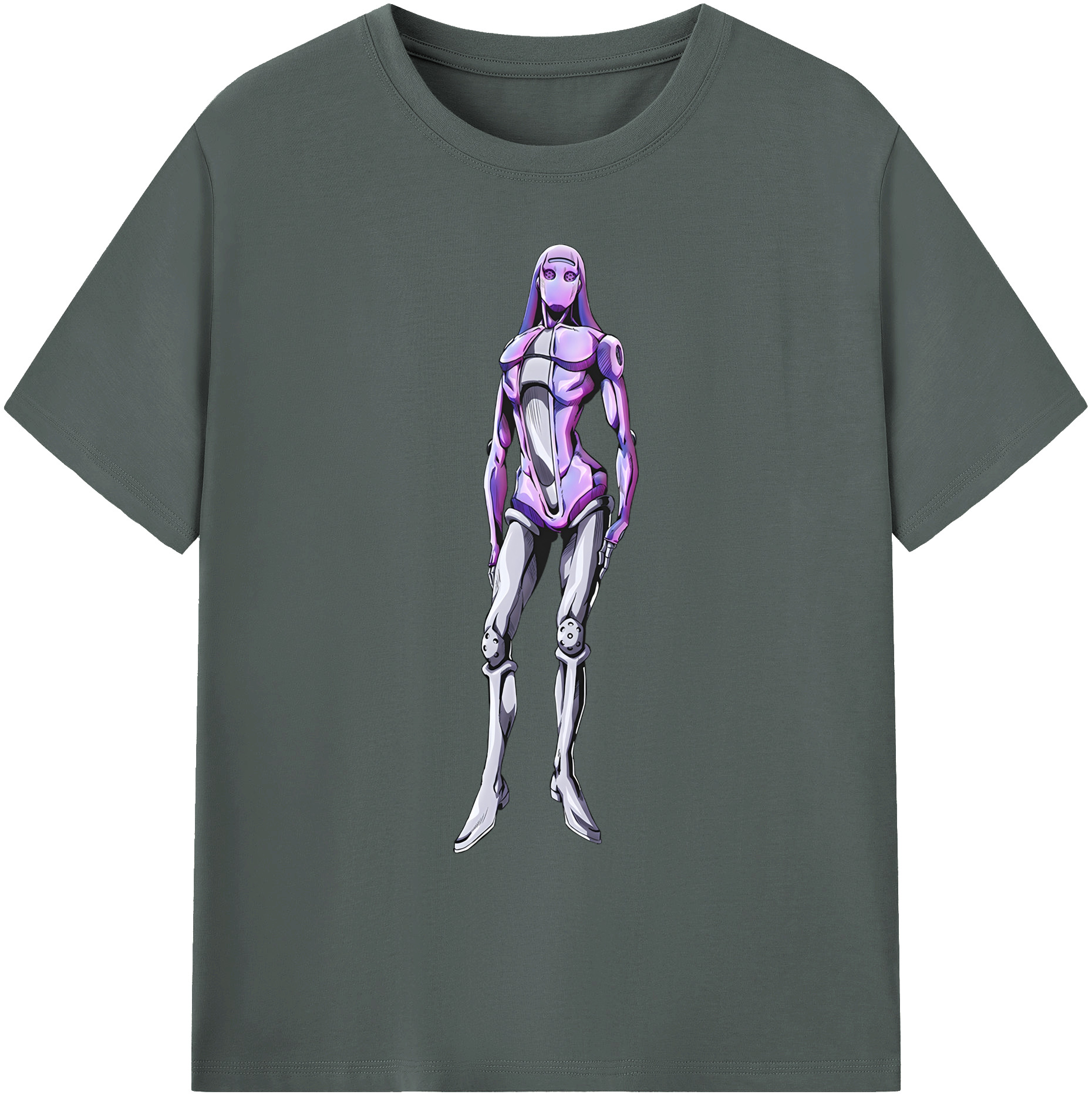 （画像用） ジョジョの奇妙な冒険 JoJo's Bizarre Adventure 綿100％ メンズ半袖Tシャツ｜肌触りやわらか＆通気性